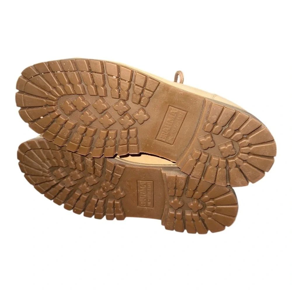 Brahma Tan Chukka Boots with Rugged Sole and Textured Finish